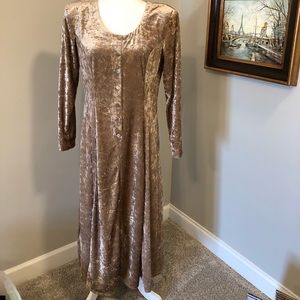 Vintage 90s Crushed Velvet dress size 10